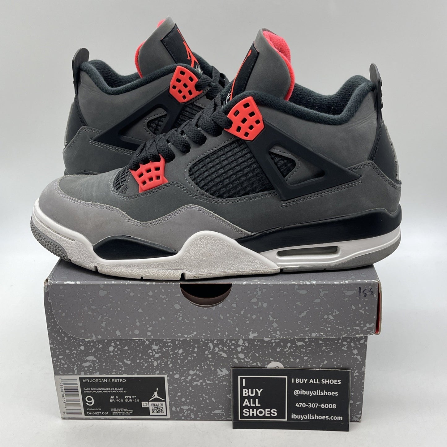 Size 9 - Air Jordan 4 Retro Mid Infrared (DH6927-061)