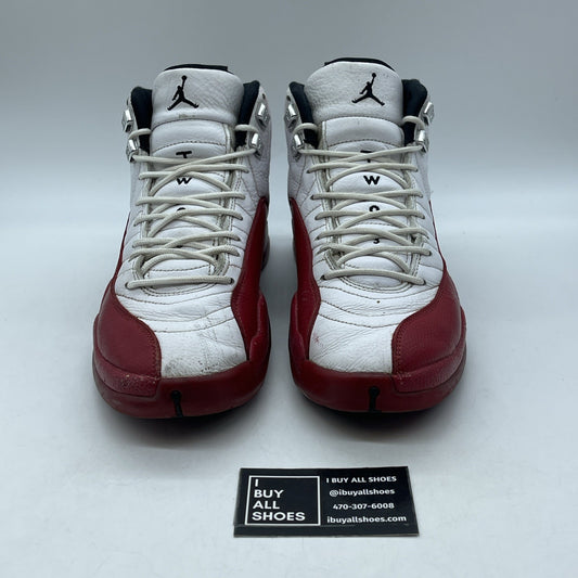 Size 10 - Jordan 12 Retro 2023 Mid Cherry White Black Leather (CT8013-116)