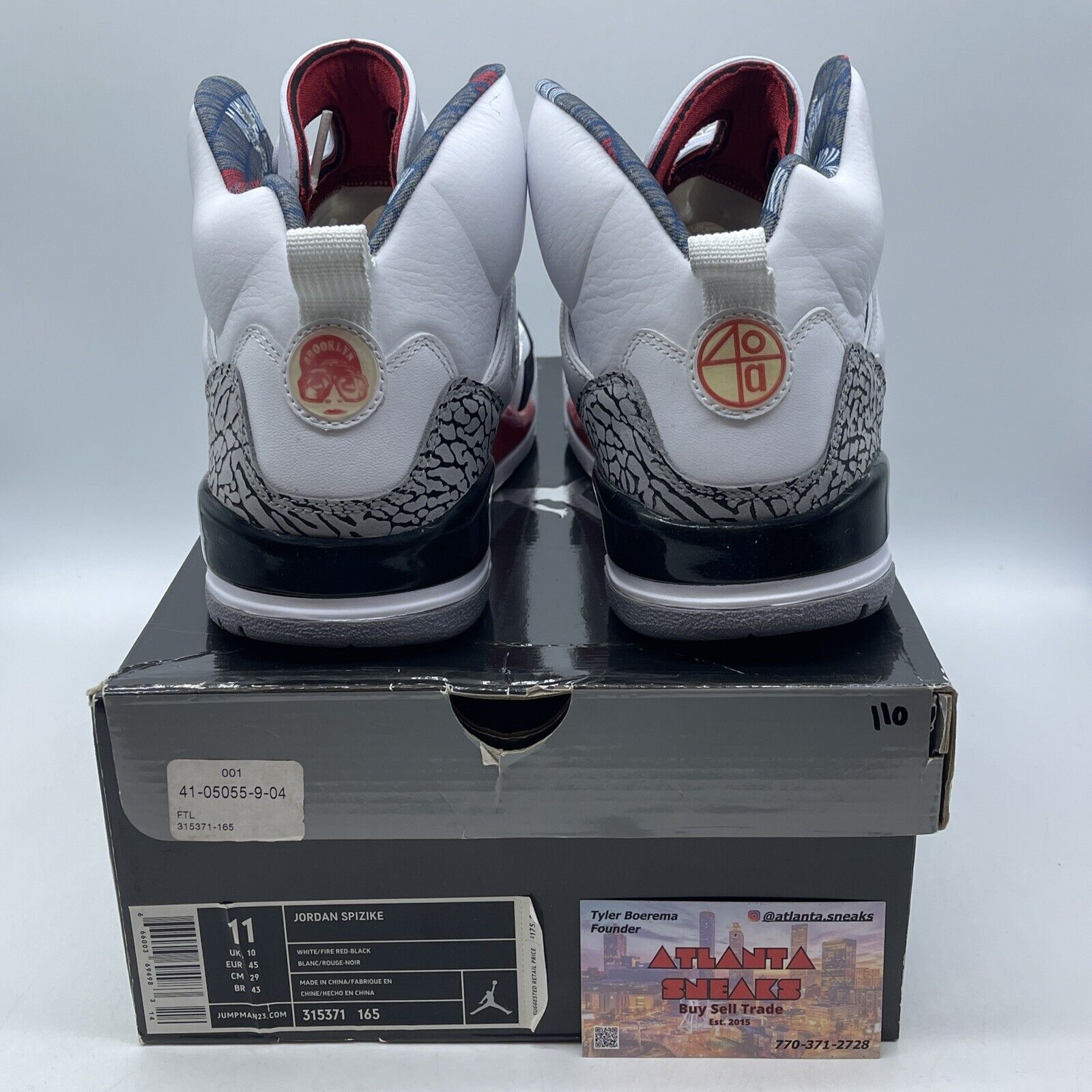 Size 11 - Jordan Spizike Mars Blackmon White Grey Suede Leather (315371-165)