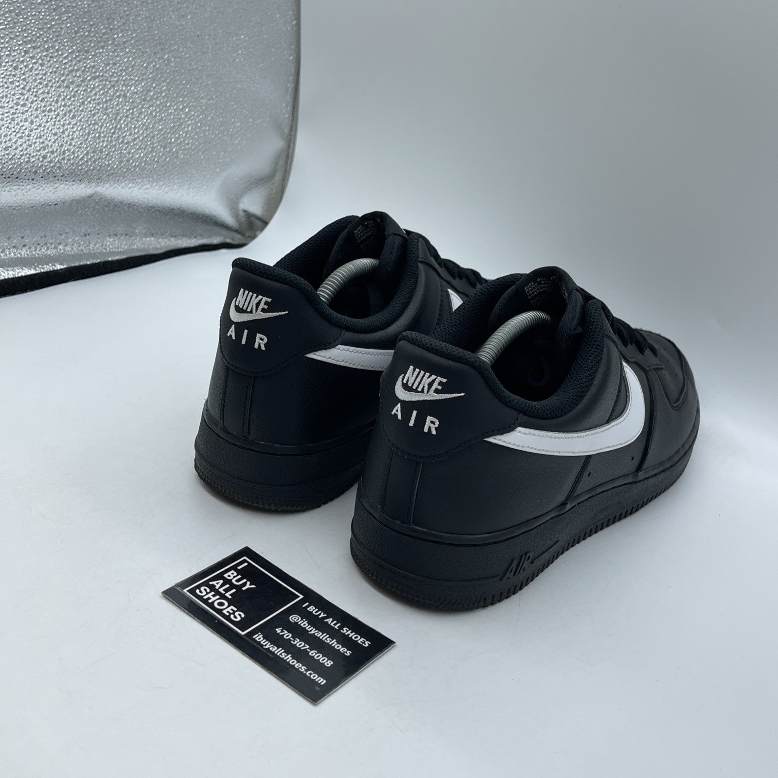 Size 11 - Nike Air Force 1 '07 Black White (FZ0627-010)