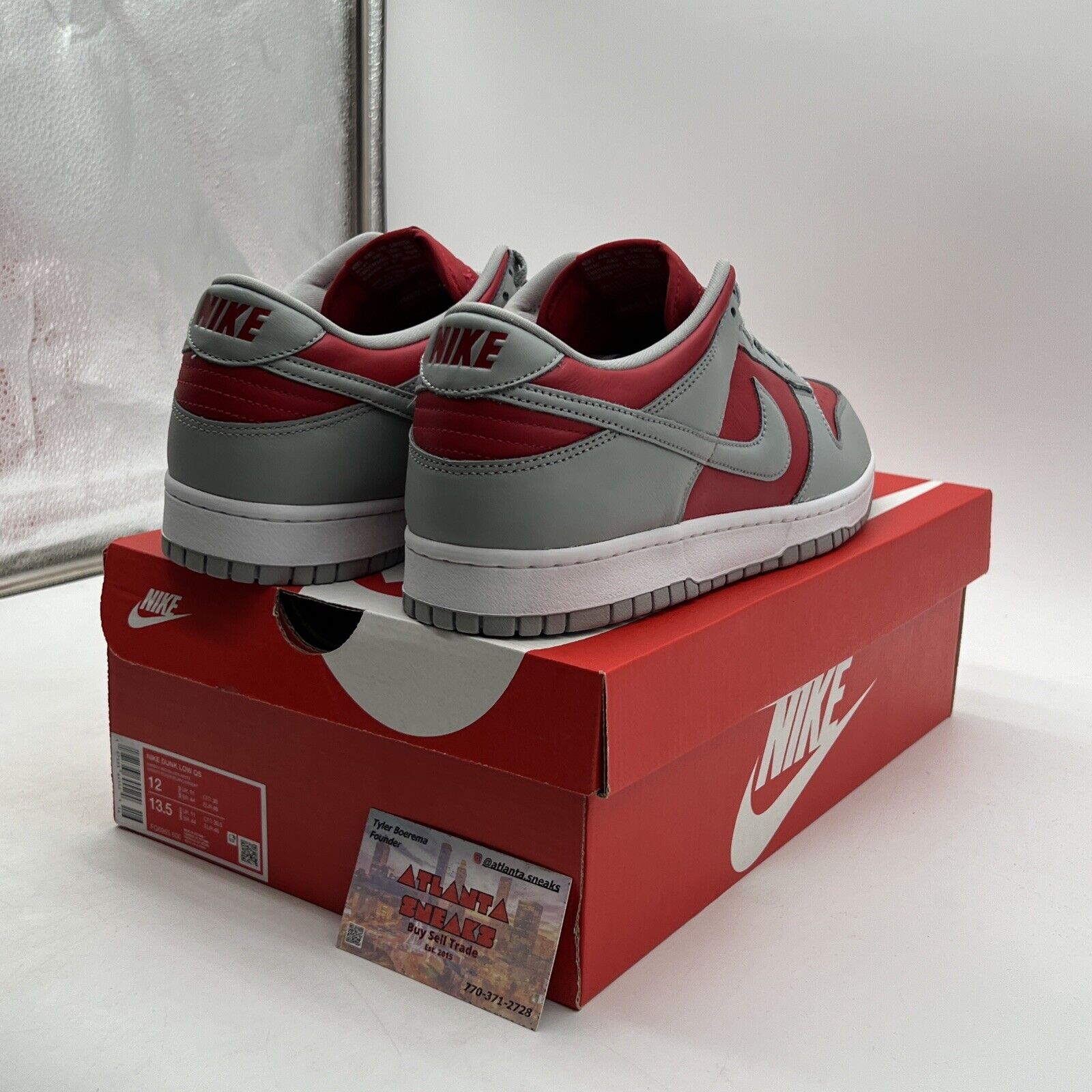 Size 12 - Nike Dunk CO.JP 2024 Low Ultraman Red Grey White Leather (FQ6965-600)