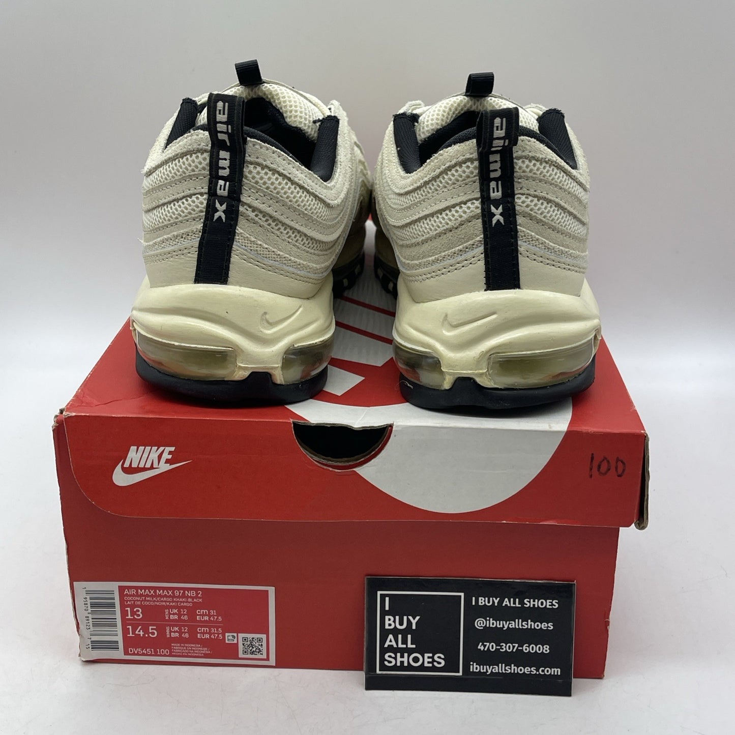 Size 13 - Nike Air Max 97 Coconut Milk (DV5451-100)