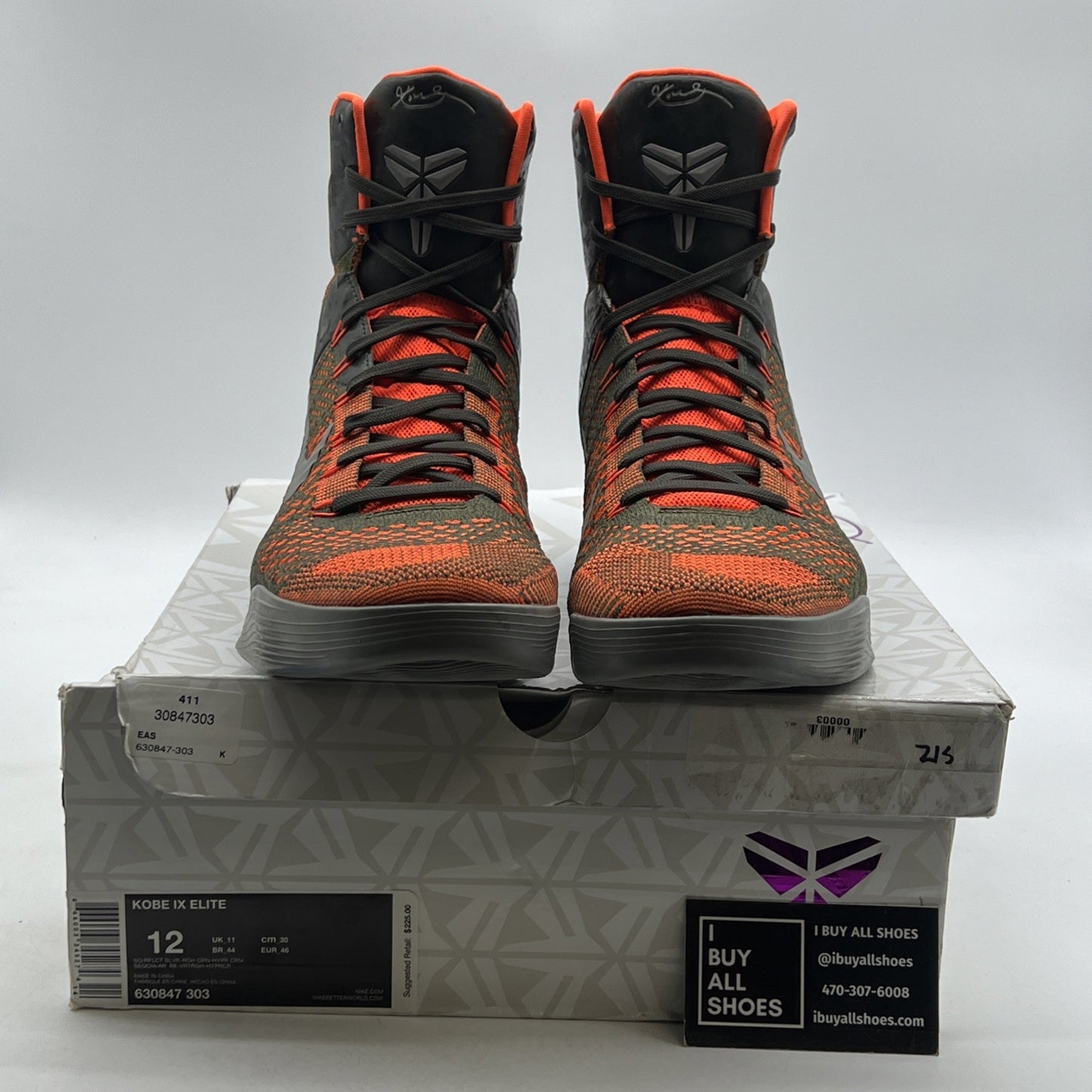 Size 12 - Nike Kobe 9 Elite Strategy (630847-303)