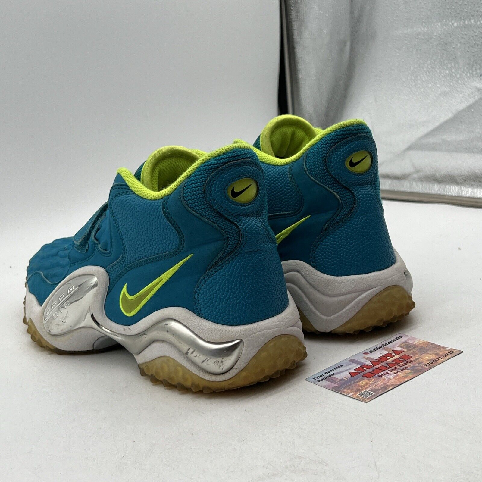 Size 11 - Nike Air Zoom Turf Jet 97 Blue White Leather (554989-400)