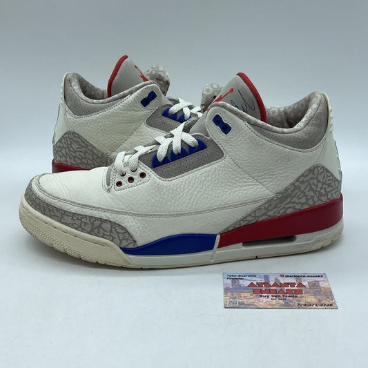 Size 12 - Air Jordan 3 Retro International Flight Tan Leather Suede (136064-140)