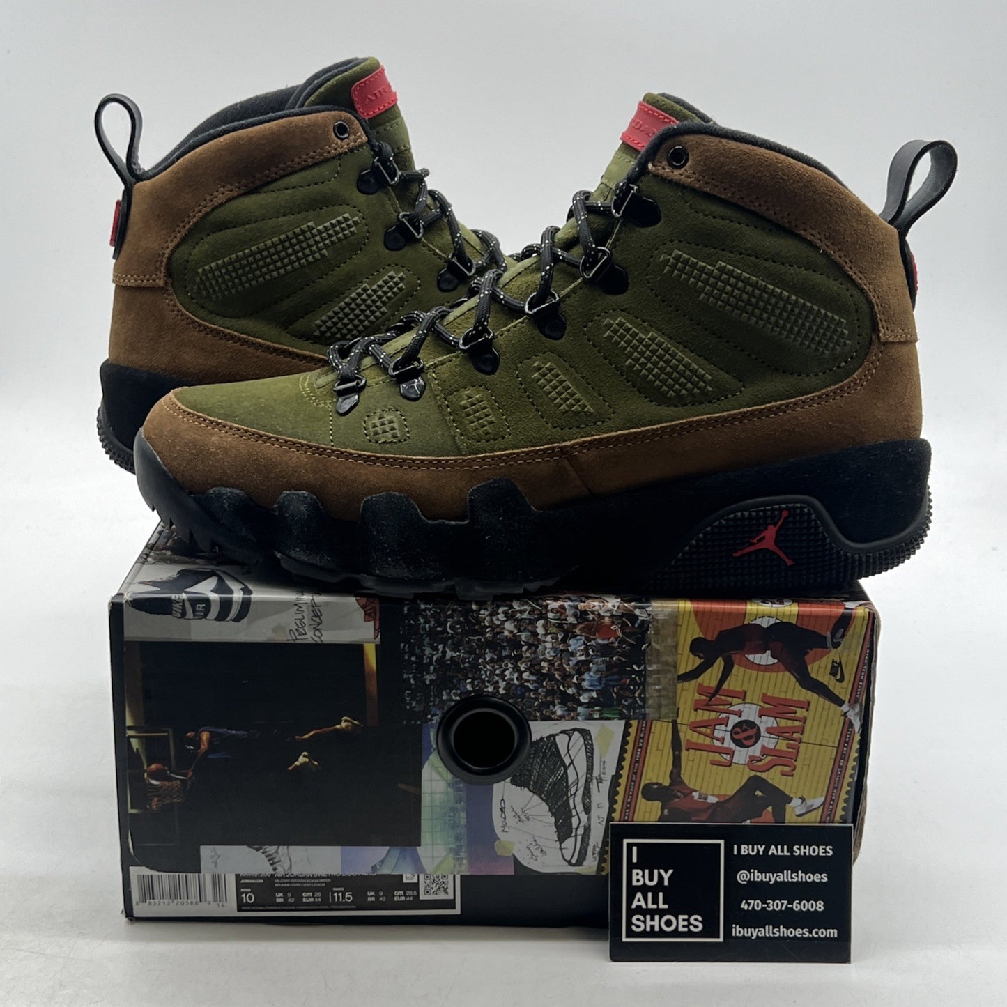 Size 10 - Air Jordan 9 Retro NRG Beef And Broccoli 2018 (AR4491-200)