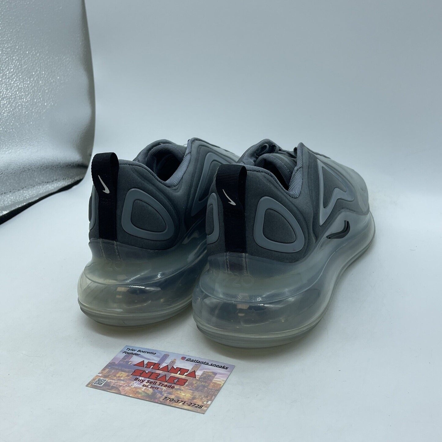 Size 9.5 - Nike Air Max 720 Cool Grey Suede Leather (AO2924-002)