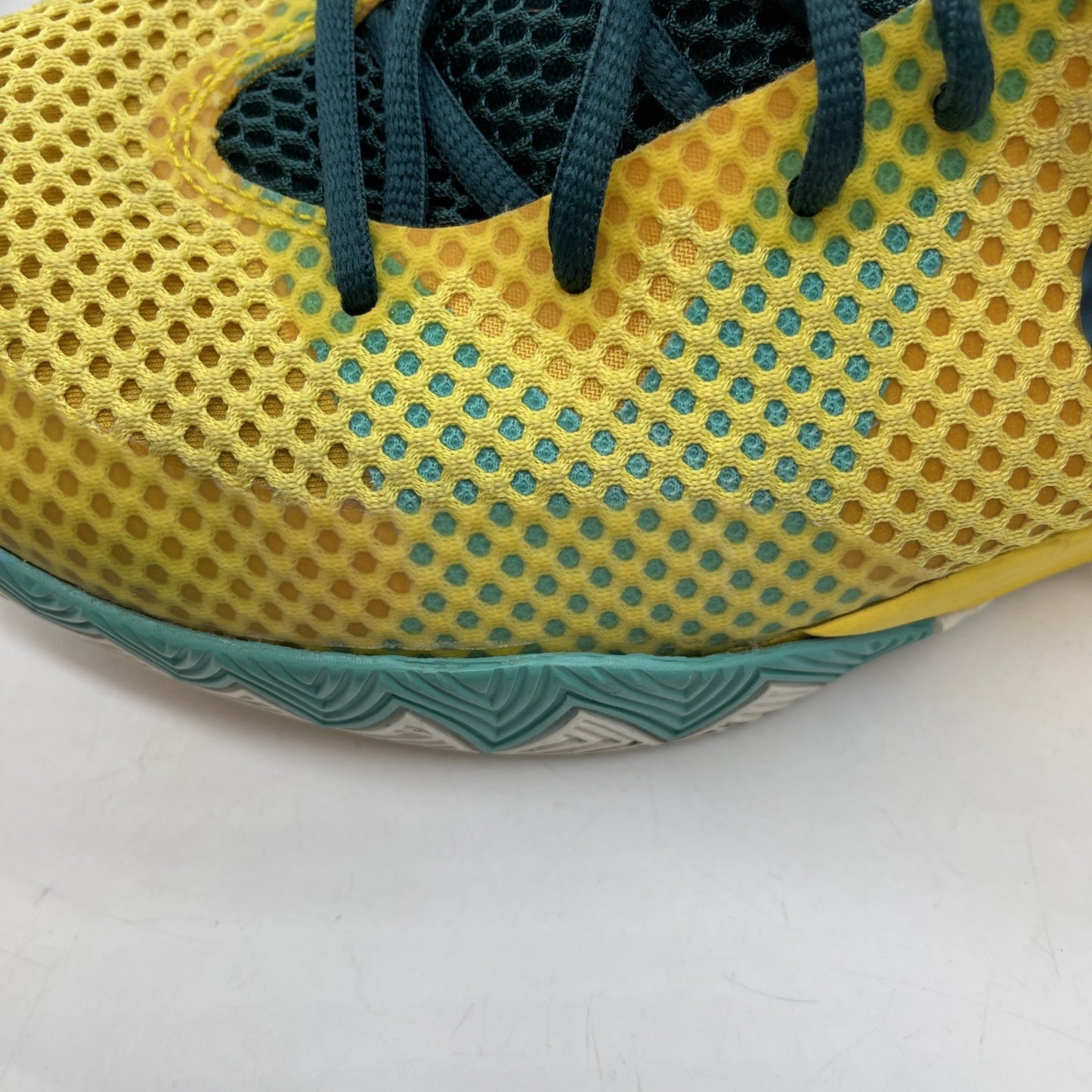 Size 11 - Nike Kyrie 1 Letterman Blue Yellow Suede Leather (705277-737)