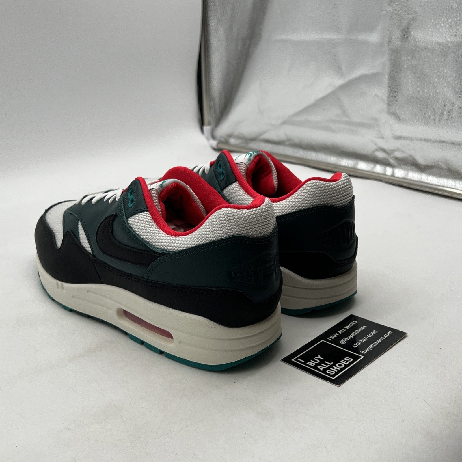 Size 12 - Nike LeBron James x Liverpool F.C. x Air Max 1 Third Kit (FB8914-100)