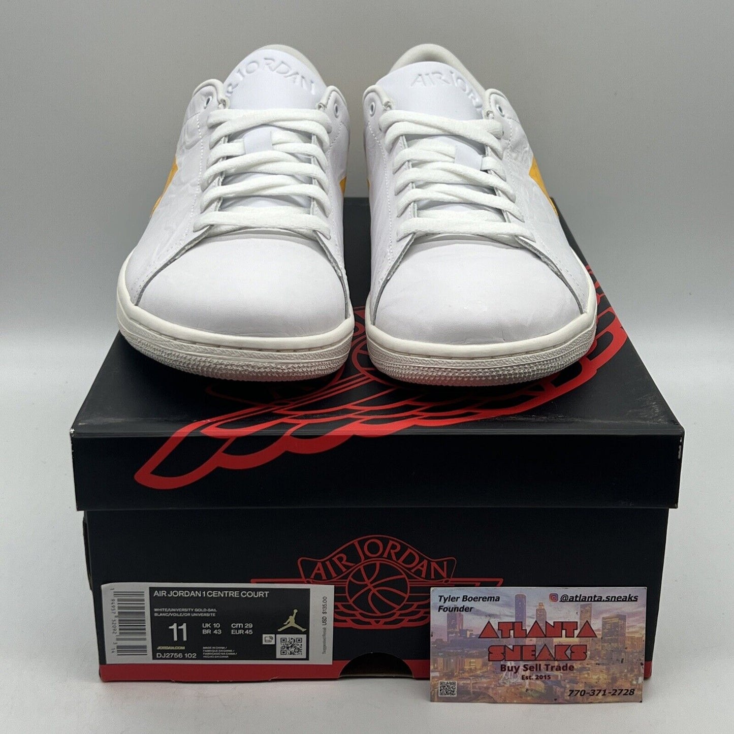 Size 11 - Jordan 1 Centre Court University Gold 2021