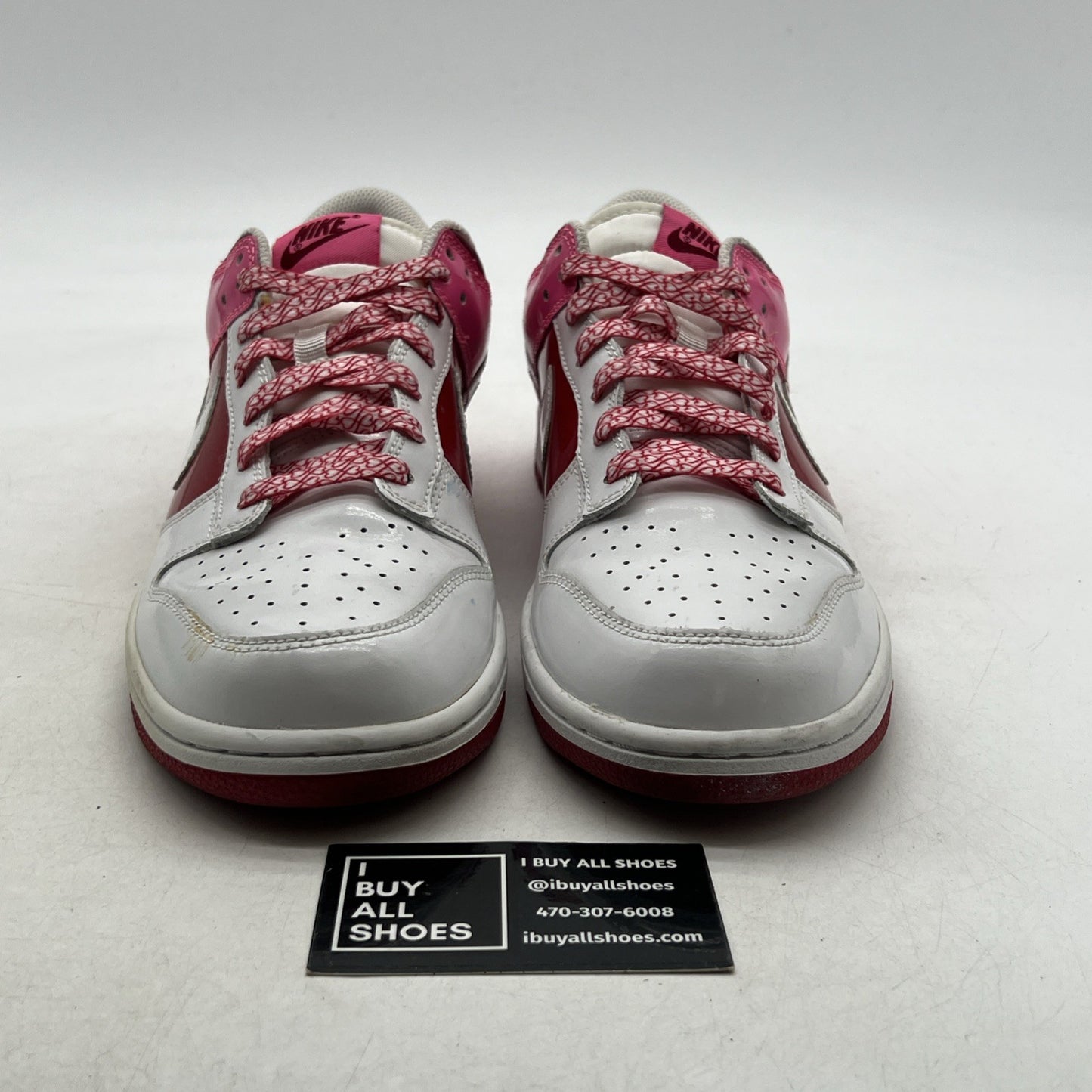 Size 11W - Nike Dunk Low Valentine’s Day White Pink EUC 2007 (917813-114)