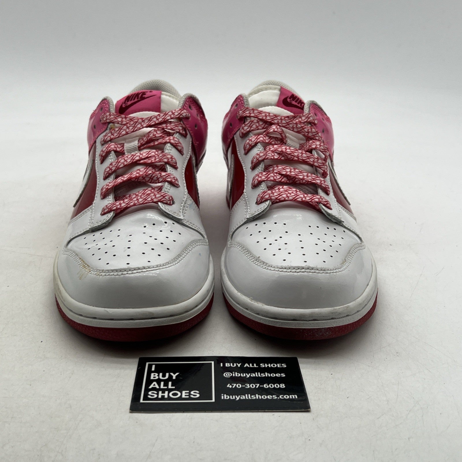 Size 11W - Nike Dunk Low Valentine’s Day White Pink EUC 2007 (917813-114)