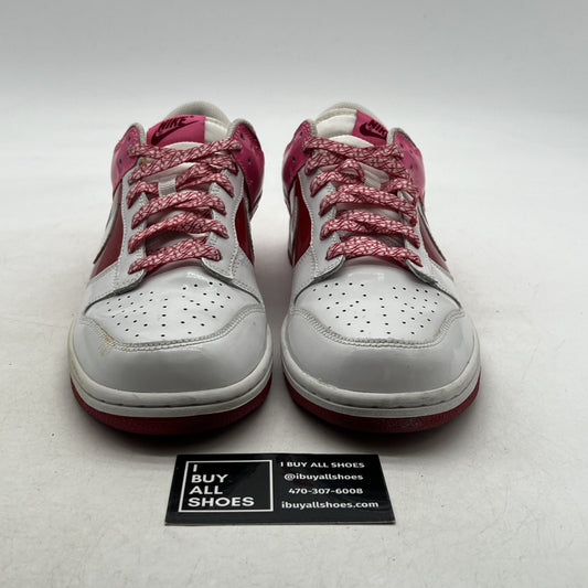Size 11W - Nike Dunk Low Valentine’s Day White Pink EUC 2007 (917813-114)