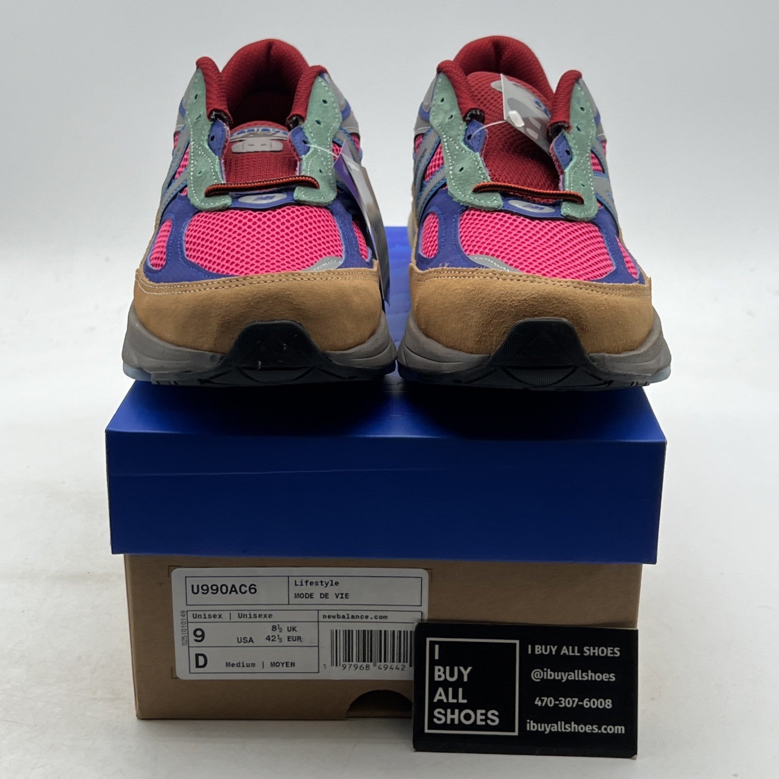 Size 9 - New Balance Action Bronson x 990v6 Made in USA Amazõnia (U990AC6)