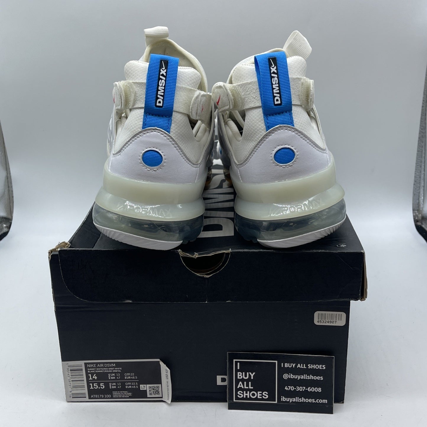 Size 14 - Nike Air VaporMax D/MS/X Off White (AT8179-100)