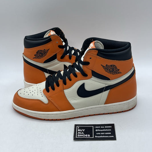 Size 12 - Air Jordan 1 Retro High OG shattered backboard away 2016 (555088-113)