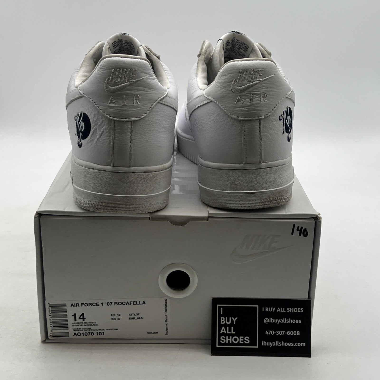 Size 14 - Nike Roc-A-Fella x Air Force 1 2017 AF100 (AO1070-101)