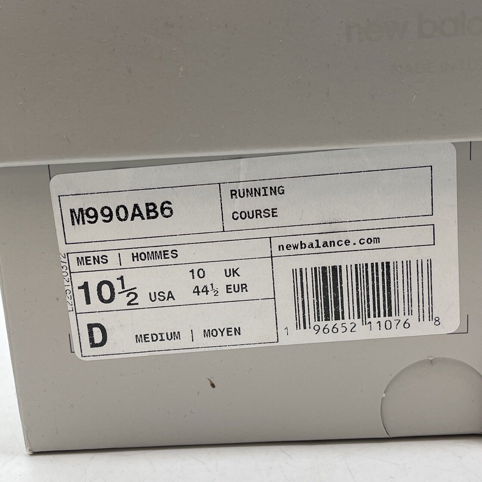 Size 10.5 - New Balance Action Bronson x 990v6 Made in USA Baklava (M990AB6)