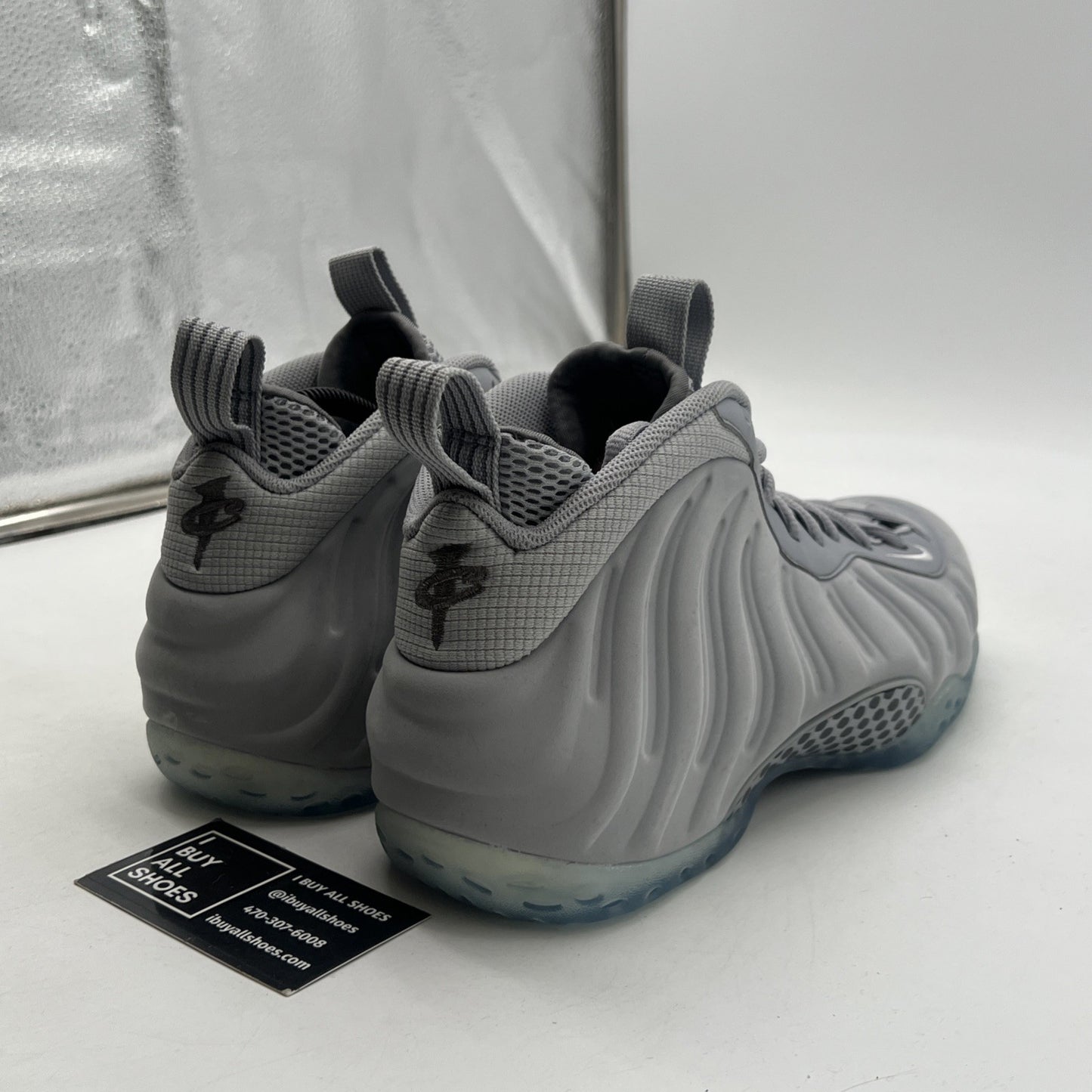 Size 9 - Nike Air Foamposite One PRM Wolf Grey (575420-001)