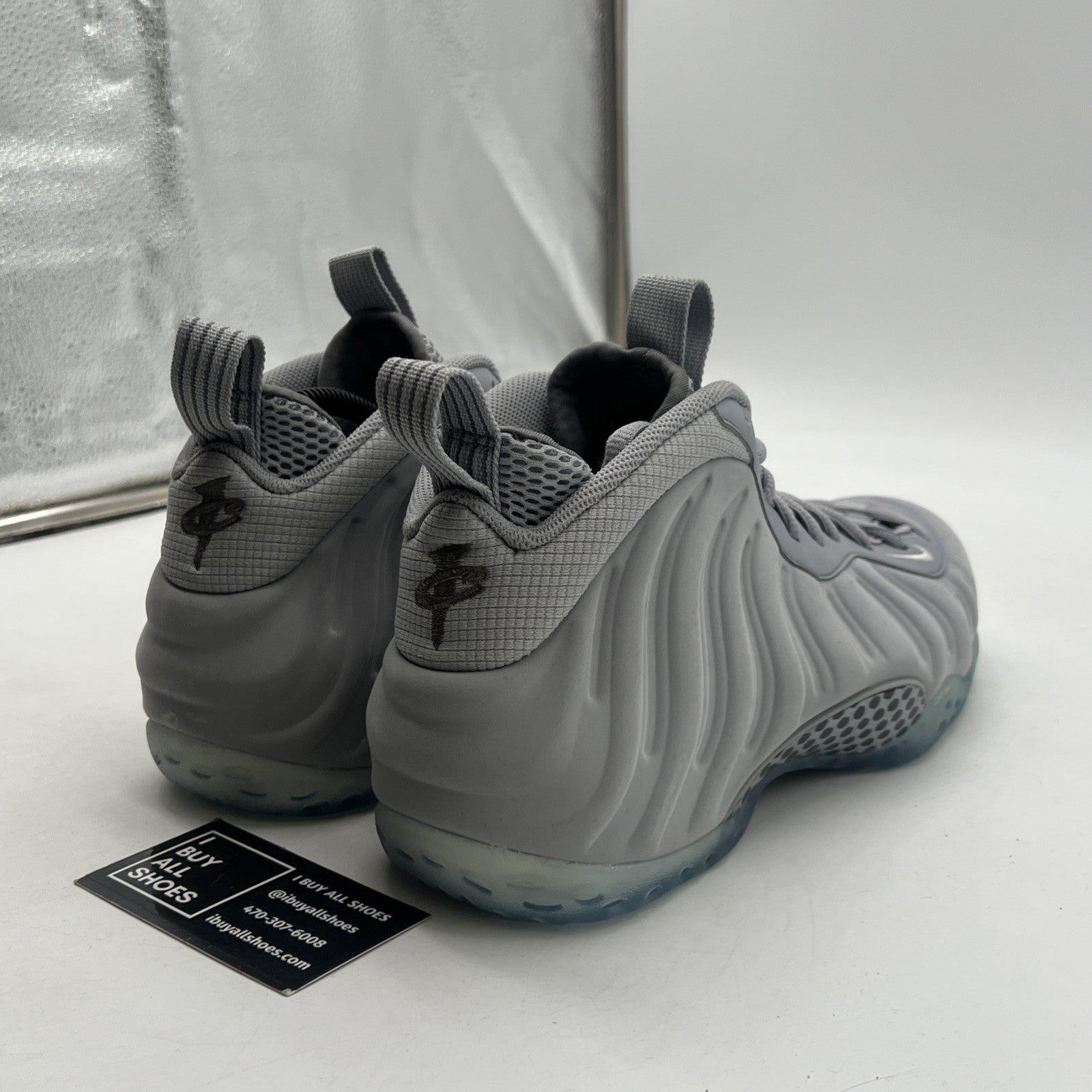Size 9 - Nike Air Foamposite One PRM Wolf Grey (575420-001)