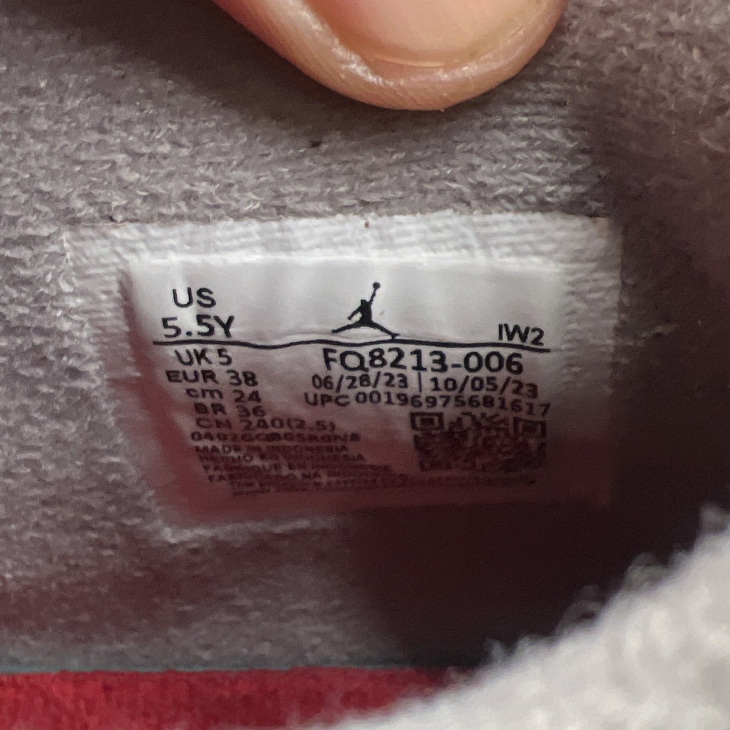 Size 5.5 - Air Jordan 4 Retro Bred Reimagined (FQ8213-006)