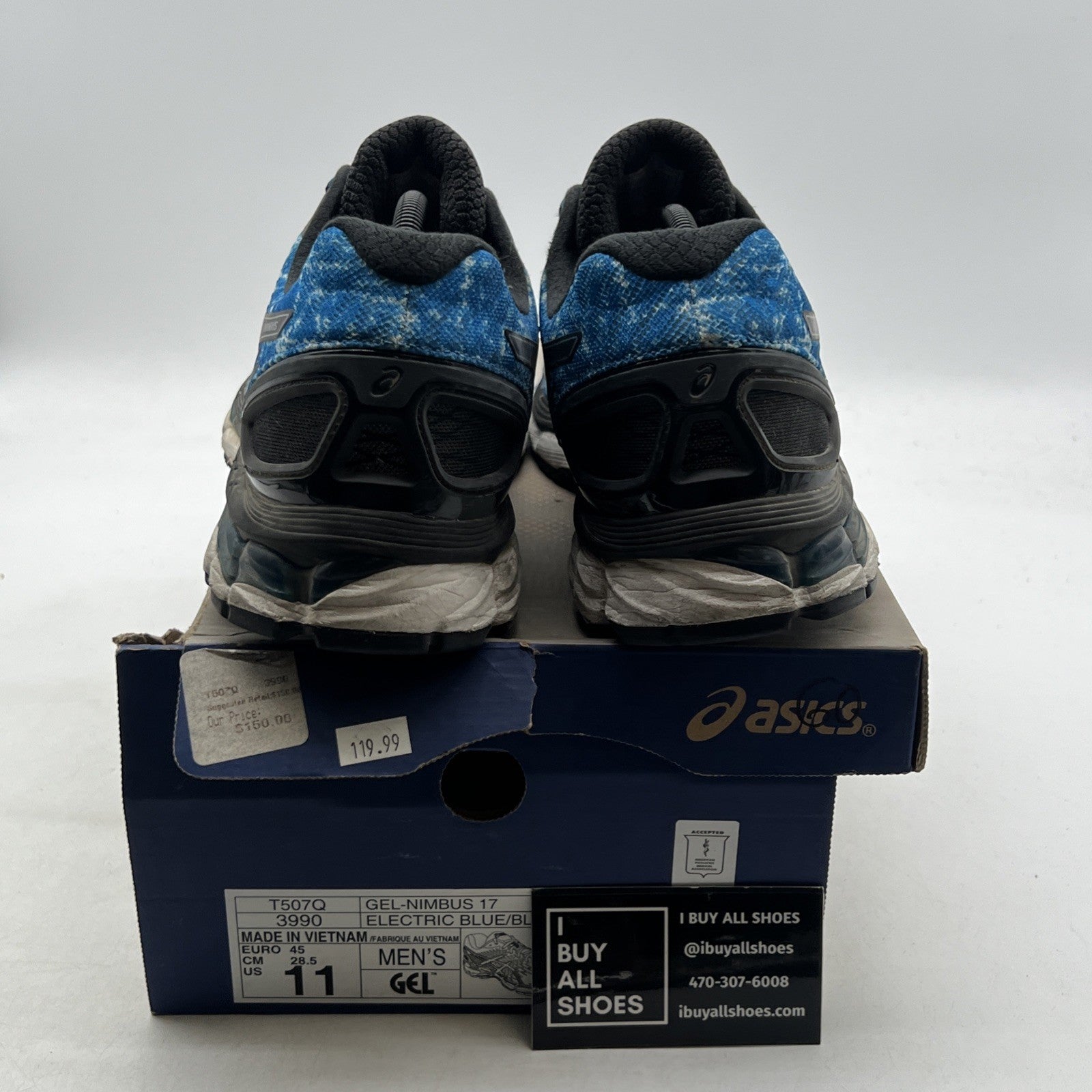 Size 11 - ASICS Gel Nimbus Mens Shoes (T507Q-3990)