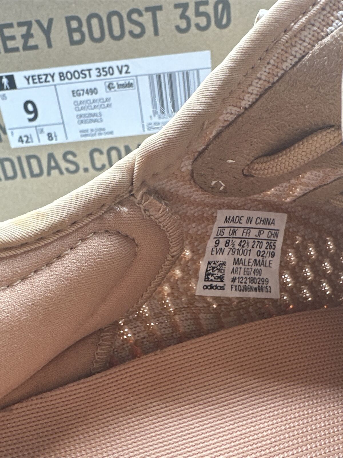 Size 9 - adidas Yeezy Boost 350 V2 Clay 2019