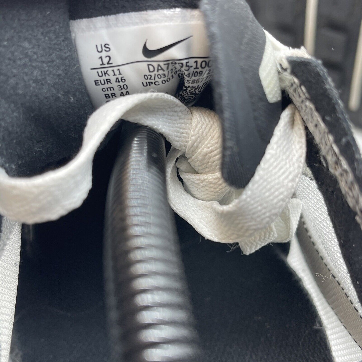 Size 12 - Nike Waffle One Summit White Grey Black Suede Leather (DA7995-100)