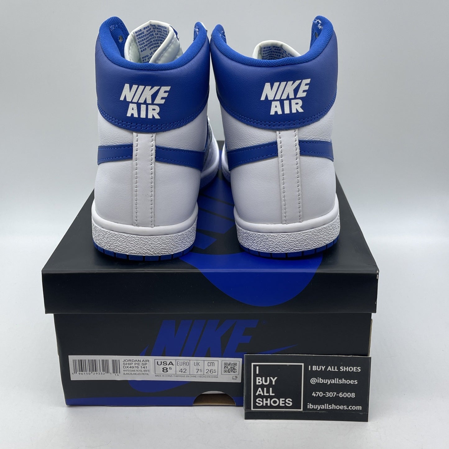 Size 8.5 - A Ma Maniére x Jordan Air Ship PE SP Game Royal Leather (DX4976-141)