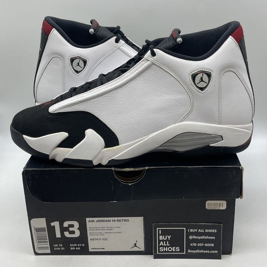 Size 13 - Air Jordan 14 Retro 2014 Black Toe (487471-102)