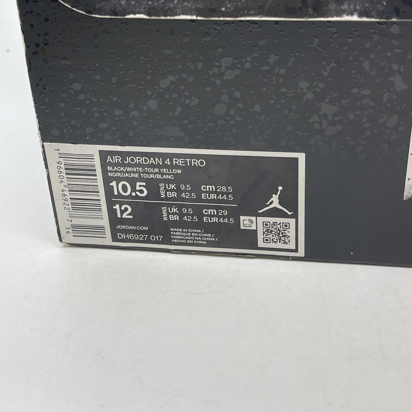 Size 10.5 - Air Jordan 4 Retro Mid Thunder (DH6927-017)