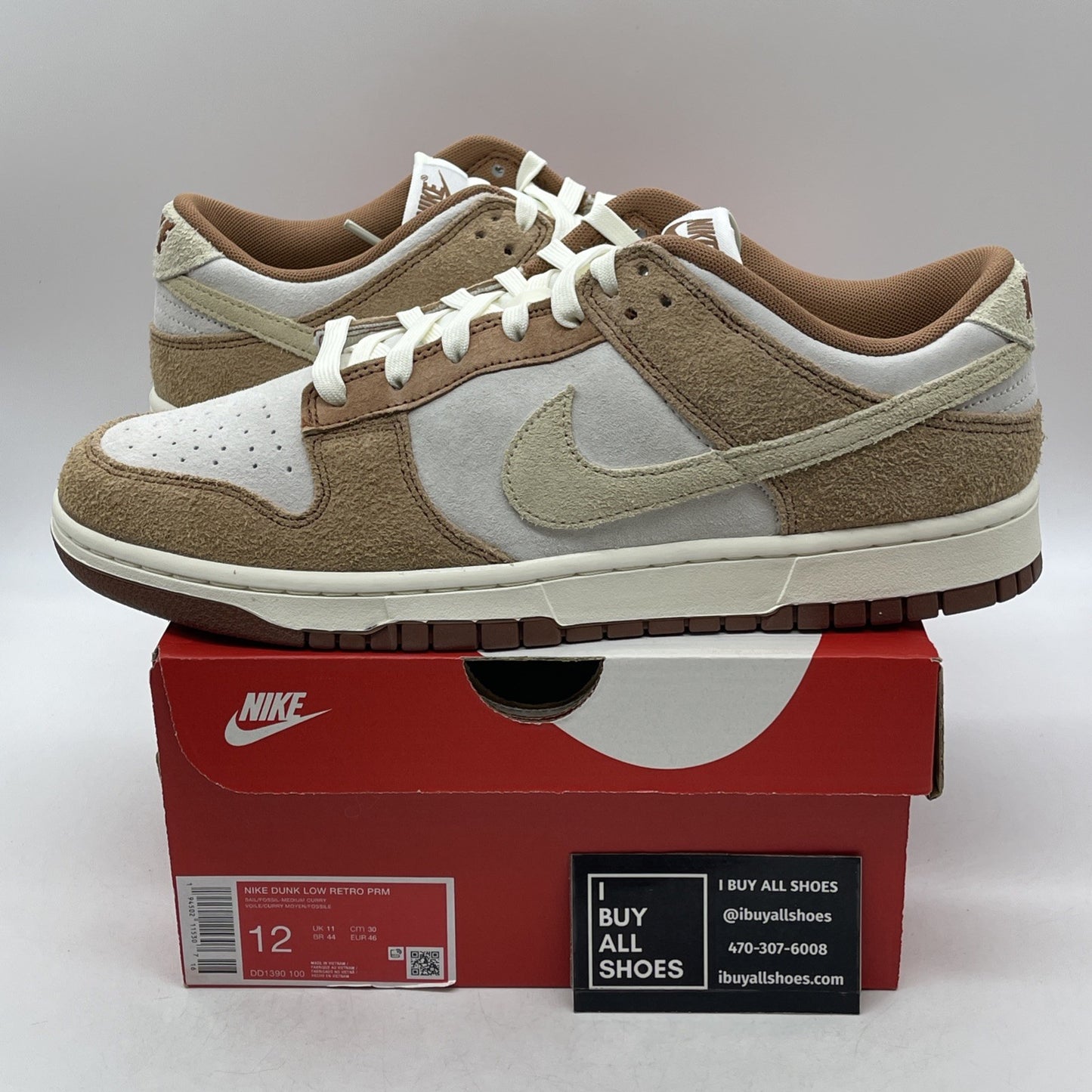 Size 12 - Nike Dunk Low Premium Medium Curry (DD1390-100)