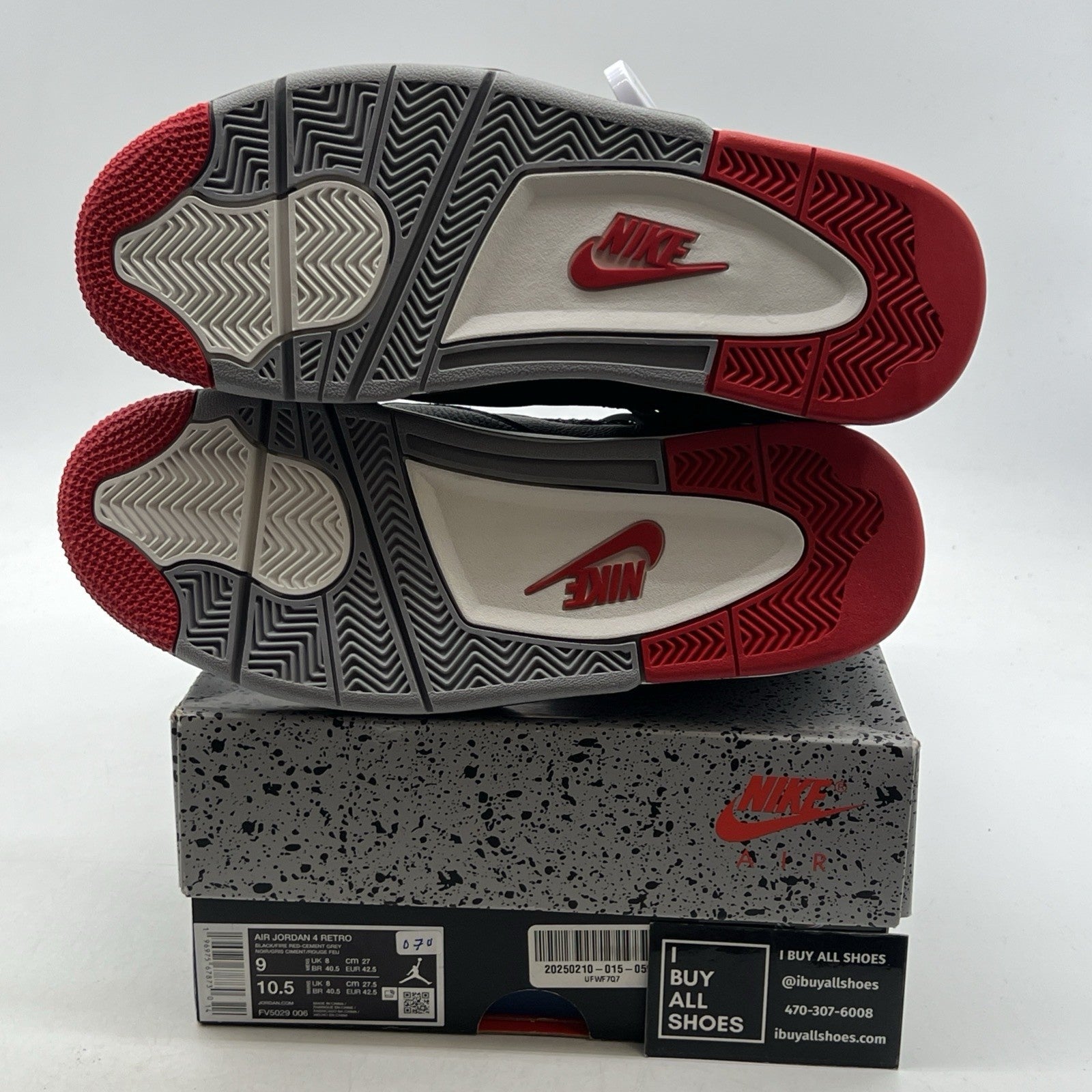 Size 9 - Air Jordan 4 Retro Bred Reimagined (FV5029-006)