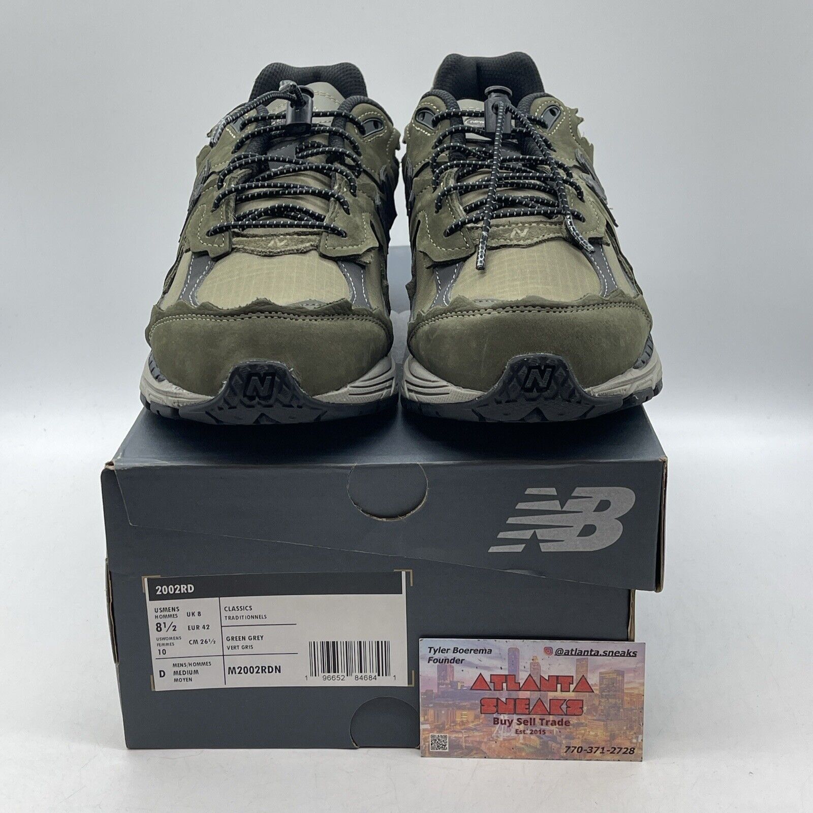 Size 8.5 - New Balance 2002R Protection Pack - Dark Moss Suede (M2002RDN