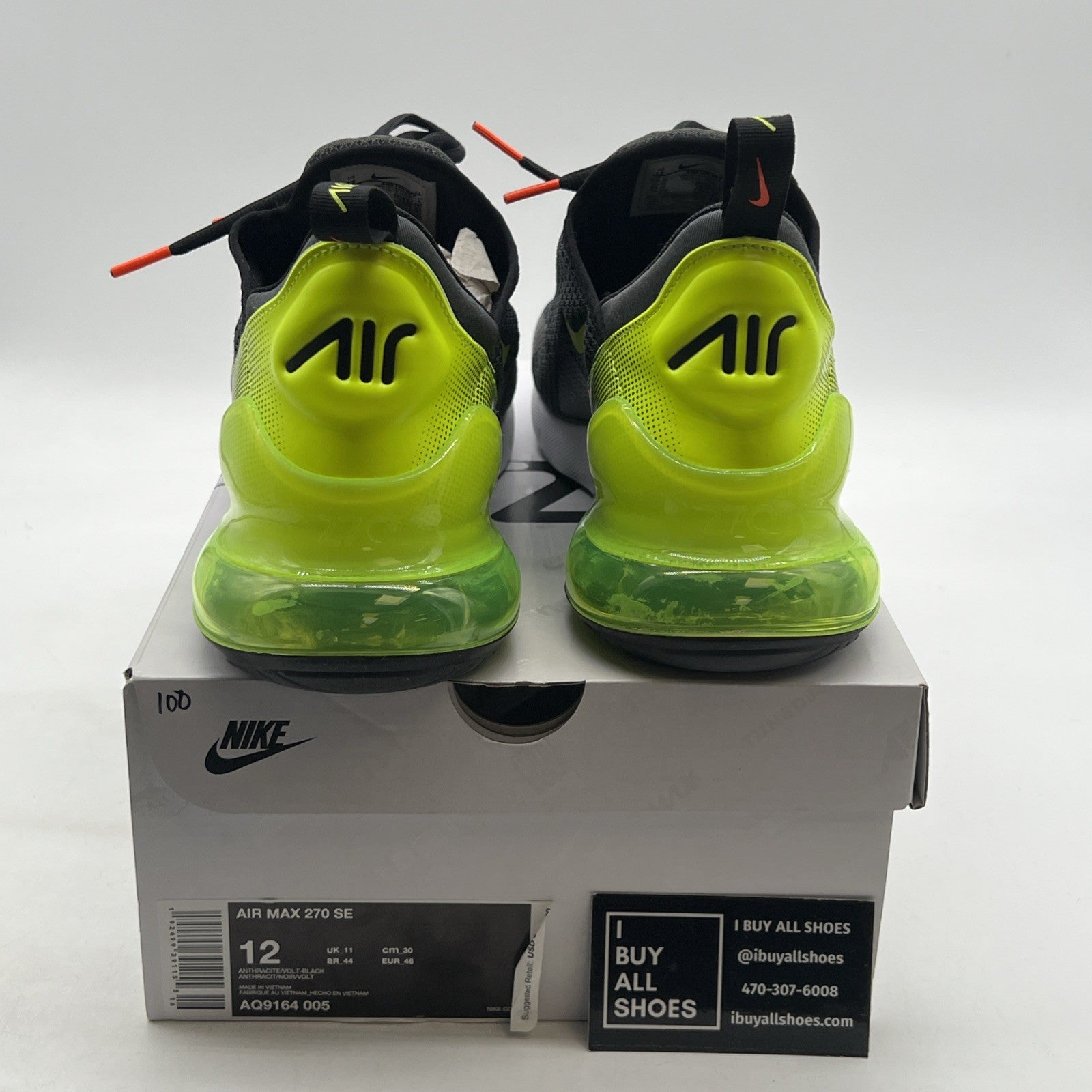 Size 12 - Nike Air Max 270 Neon Collection (AQ9164-005)