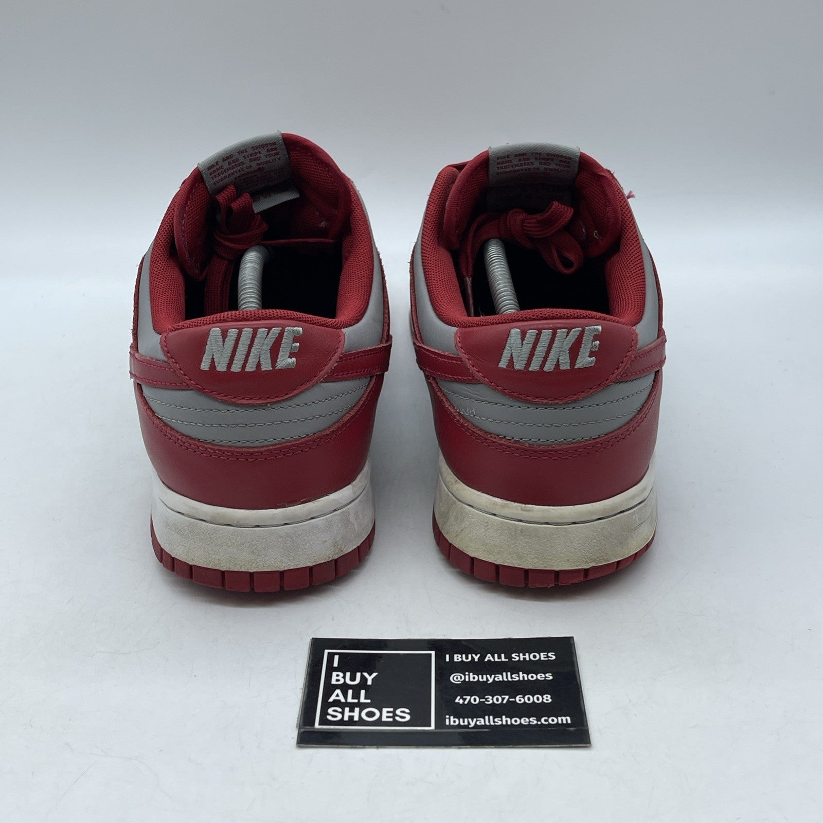 Size 13 - Nike Dunk Low SP UNLV Grey Red Leather (DD1391-002)