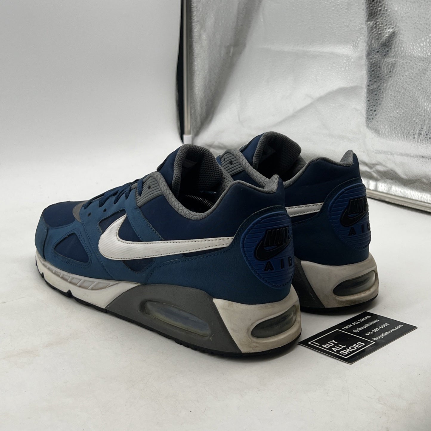 Size 13 - NIKE AIR MAX IVO Ocean Fog Blue Sneaker Mens (580520-414)
