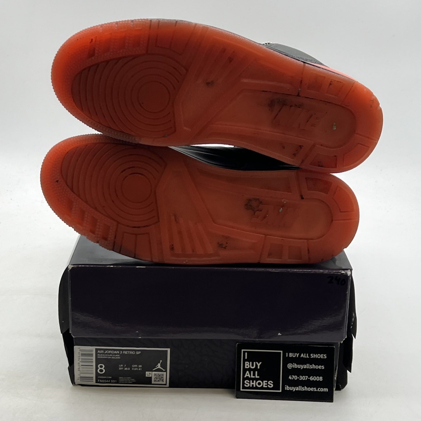 Size 8 - J. Balvin x Air Jordan 3 Retro Rio (FN0344-001)