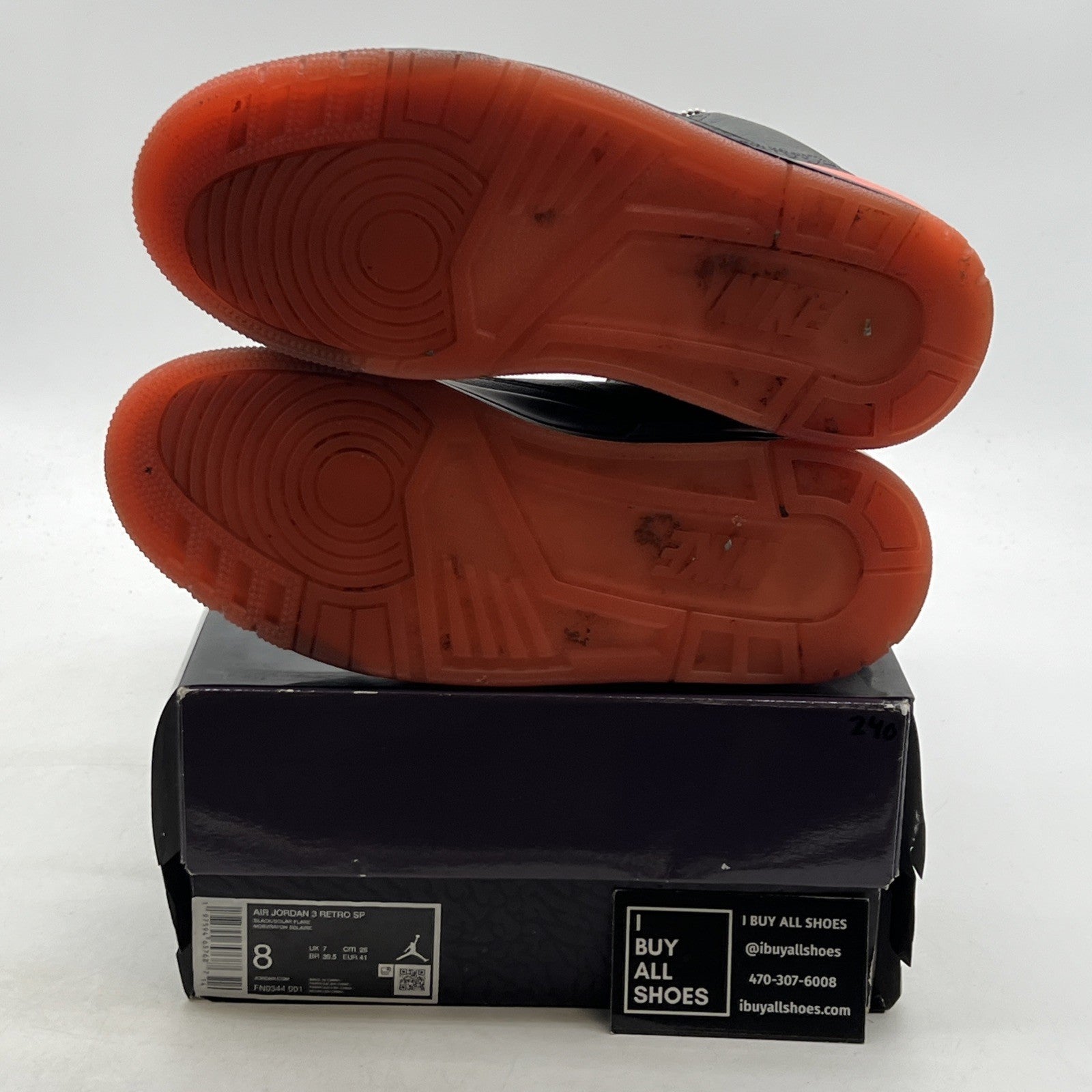 Size 8 - J. Balvin x Air Jordan 3 Retro Rio (FN0344-001)