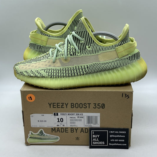 Size 10 - adidas Yeezy Boost 350 V2 Yeezreel Non-Reflective Black (FW5191)