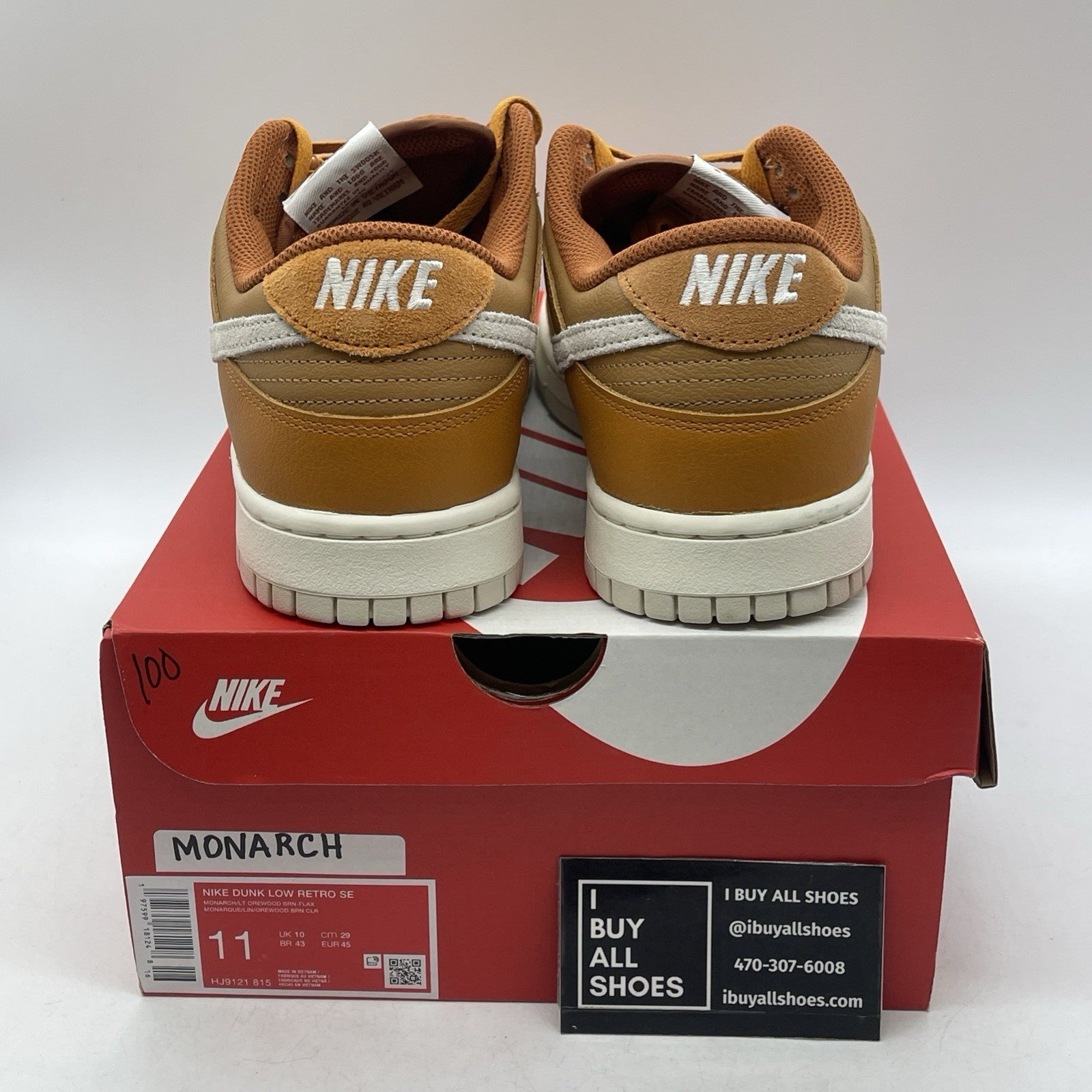 Size 11 - Nike Dunk SE Low Monarch (HJ9121-815)