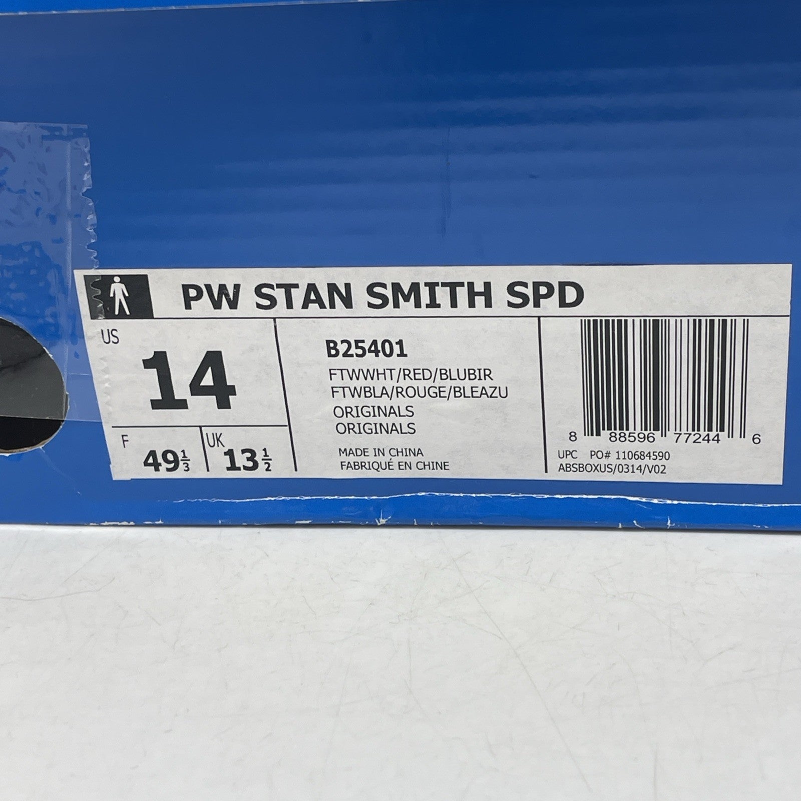 Size 14 - adidas Pharrell x Stan Smith Small Polka Dot Leather (B25401)