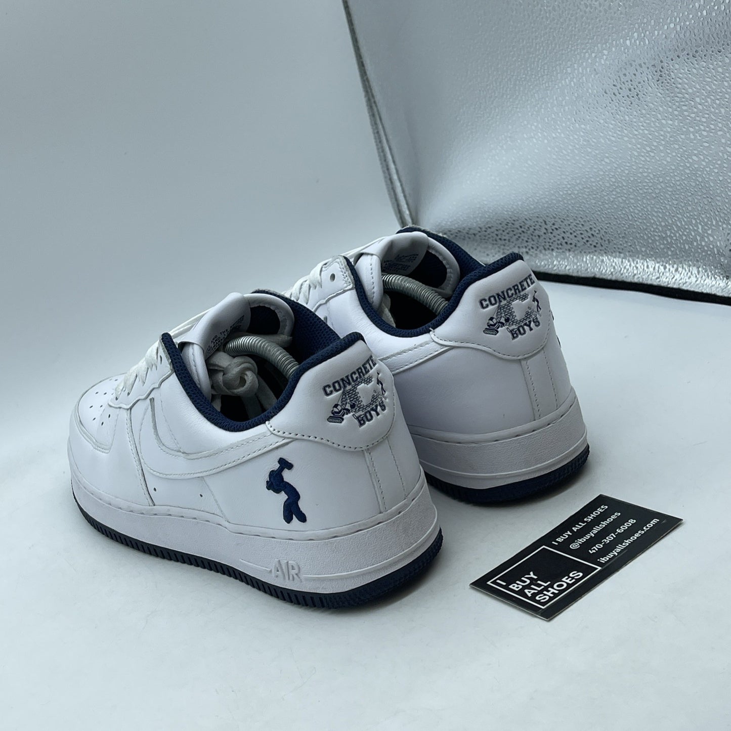 Size 10.5 - Nike Lil Yachty x Air Force 1 Low Concrete Boys Blue (IB5720-100)