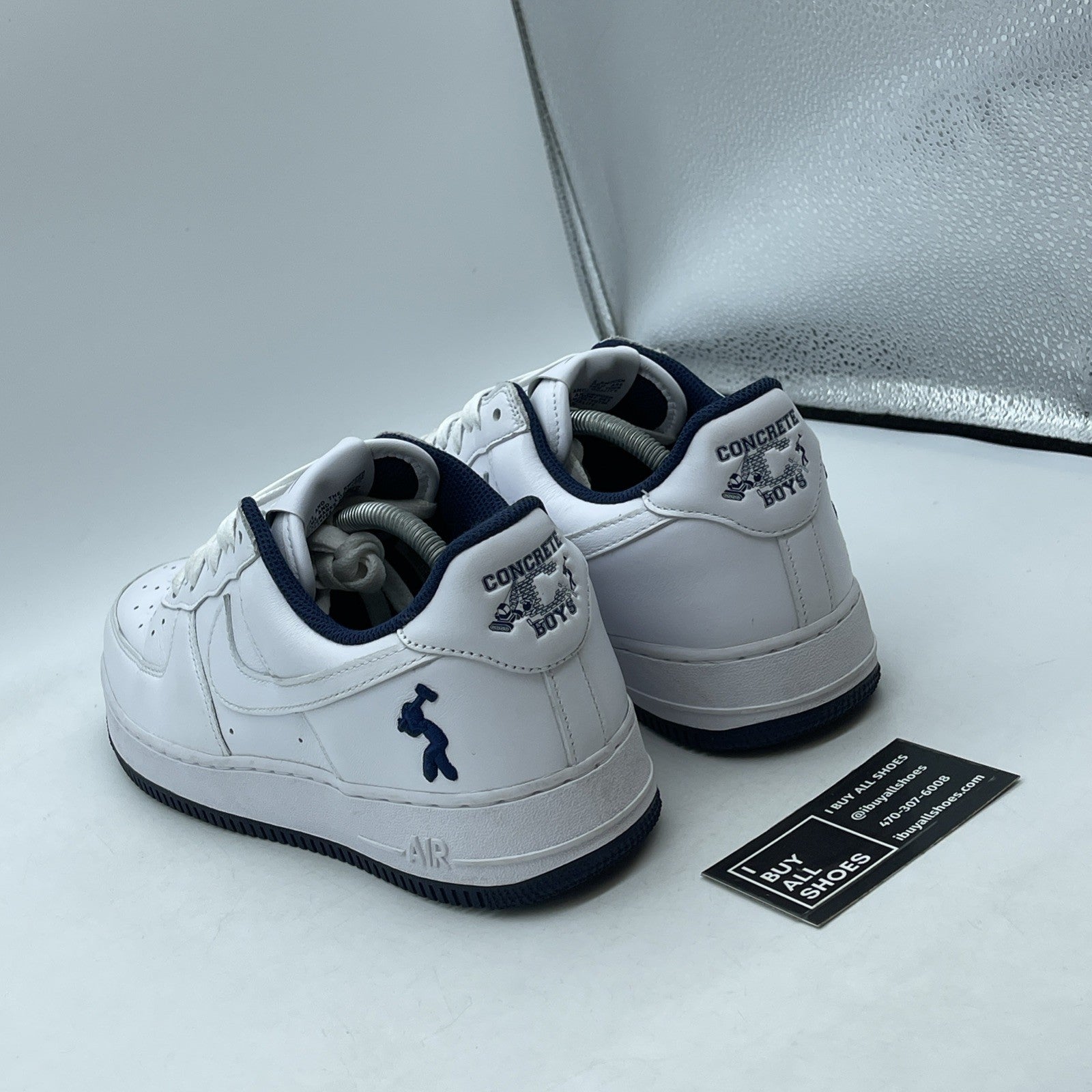 Size 10.5 - Nike Lil Yachty x Air Force 1 Low Concrete Boys Blue (IB5720-100)
