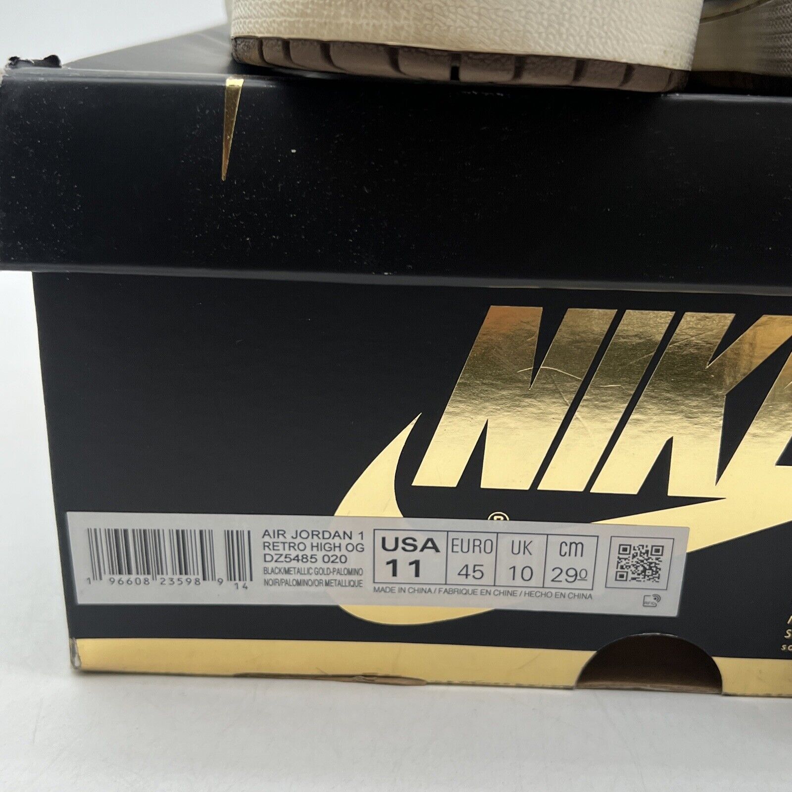 Size 11 - Jordan 1 Retro OG High Palomino Black Leather (DZ5485-020)