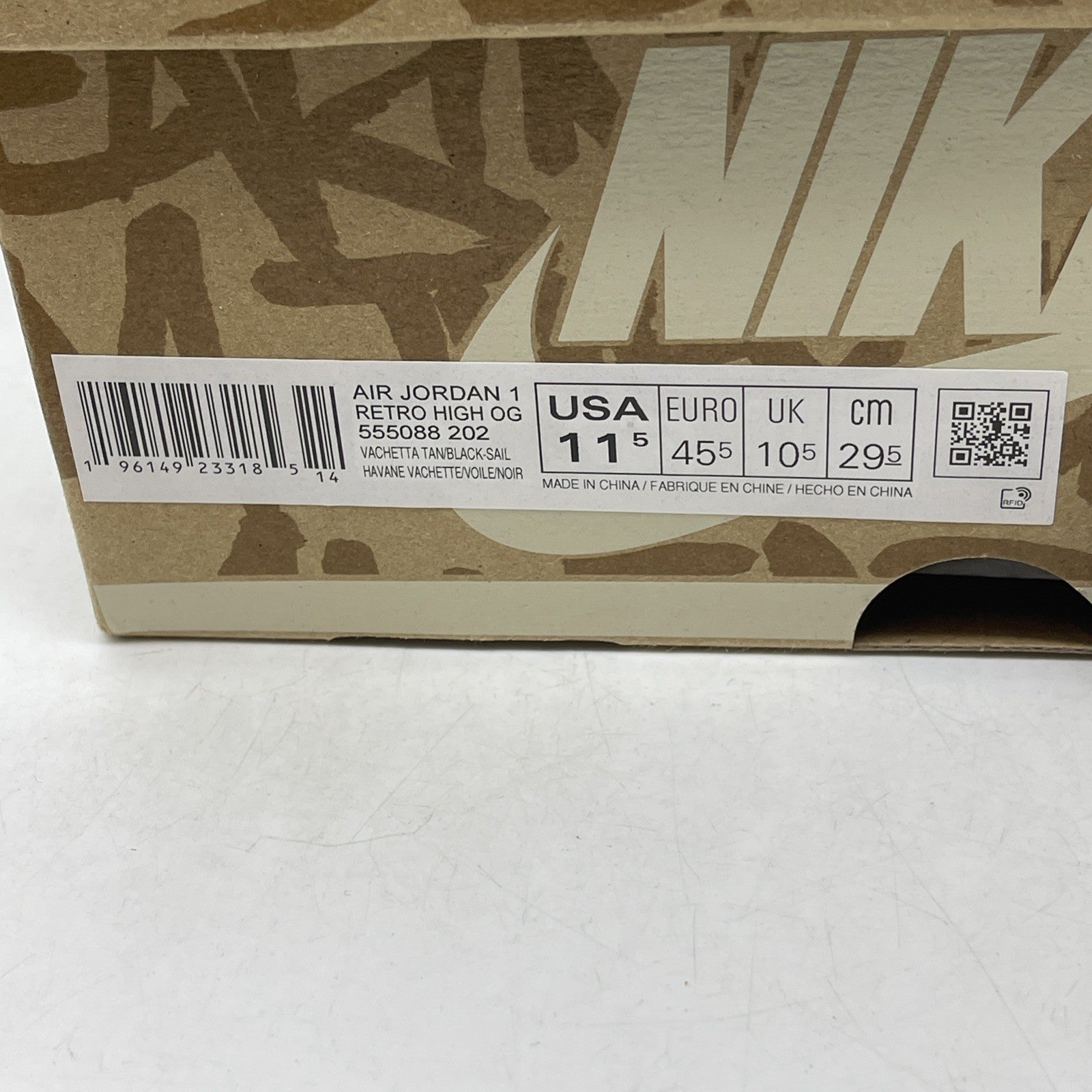 Size 11.5 - Air Jordan 1 Retro High OG Heirloom 2022 (555088-202)