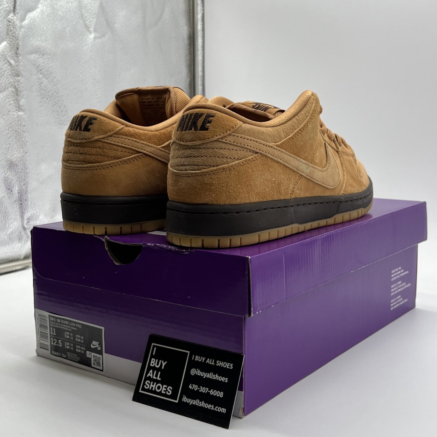 Size 11 - Nike Dunk Pro SB Low Wheat Mocha (BQ6817-204)