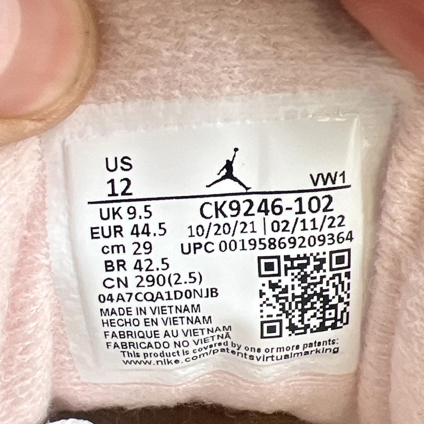 Size 12W - Air Jordan 3 Retro Neapolitan White Brown Pink (CK9246-102)