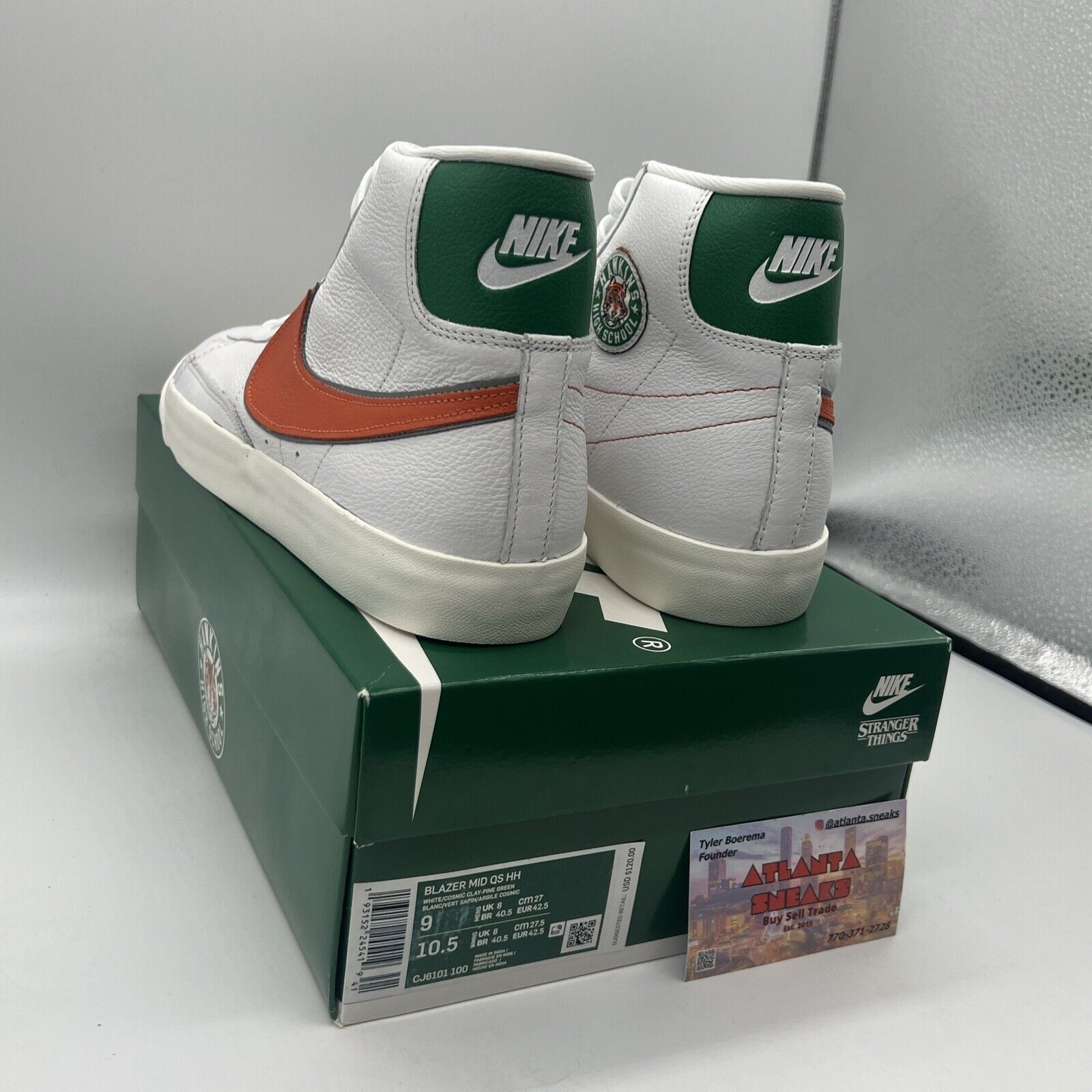 Size 9 - Nike Stranger Things x Blazer High Hawkins Brand New Og All Ds Sneakers
