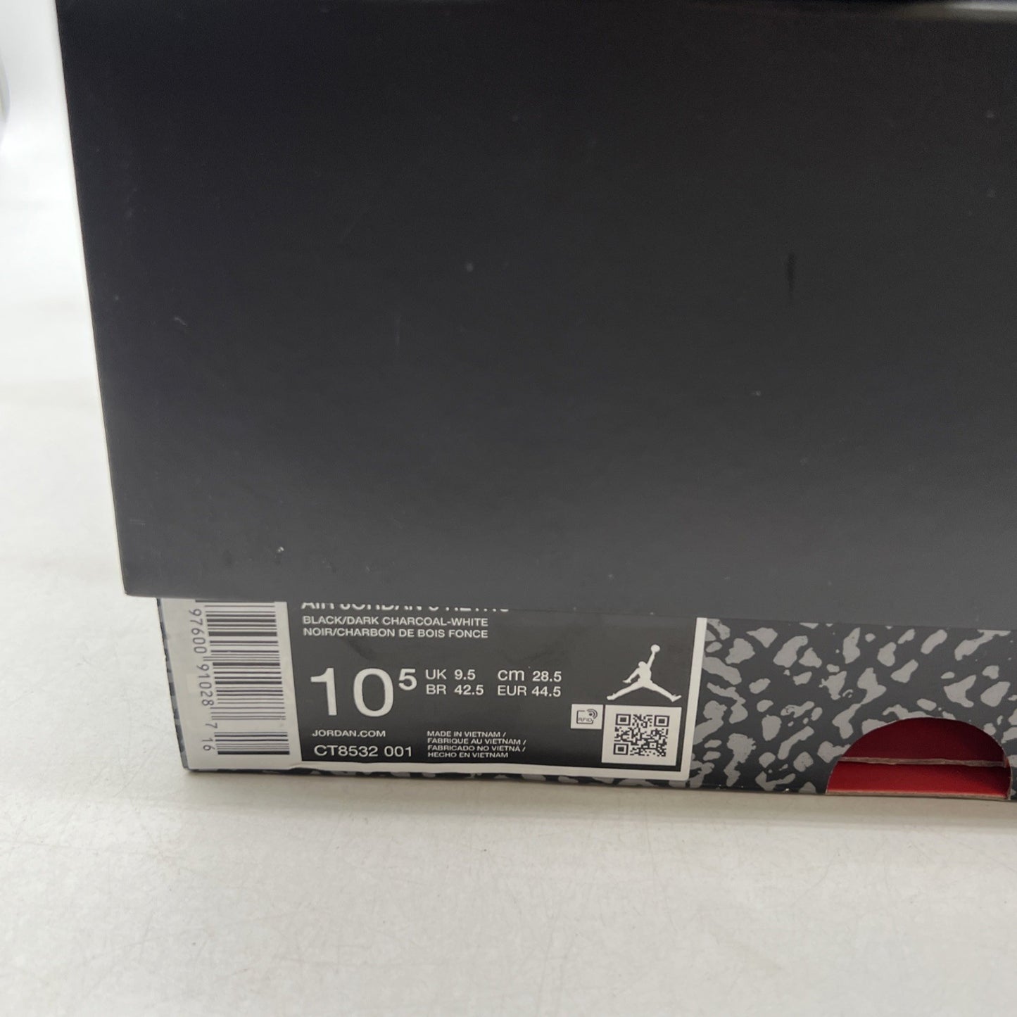 Size 10.5 - Air Jordan 3 Retro 2025 Black Cat (CT8532-001)